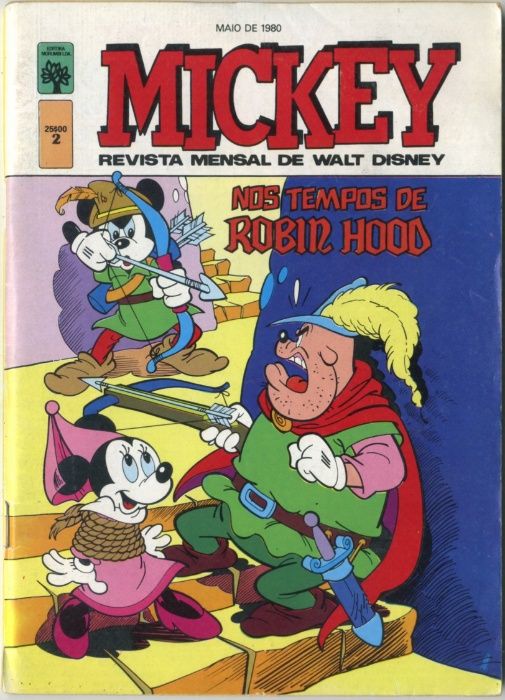 Mickey - do 1 ao 36, anos 80 (34 numeros)