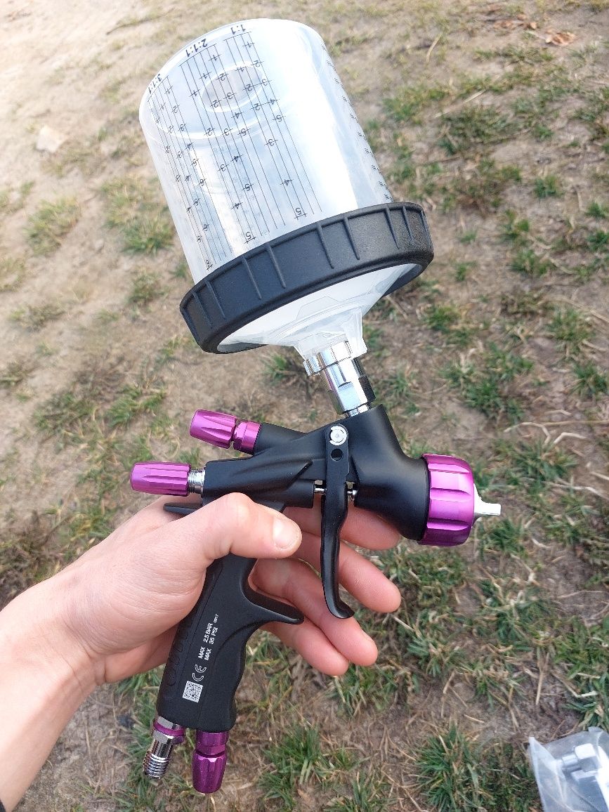 Краскопульт,фарбопульт NTools HVLP,1.3 mm,1.7 mm