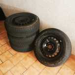 Jantes de ferro Mercedes C com pneus