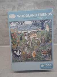 Puzzle Otter House Woodland Friends