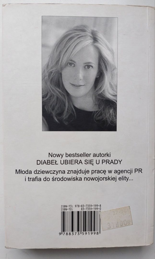 "Portier nosi garnitur od Gabbany" Lauren Weisberger