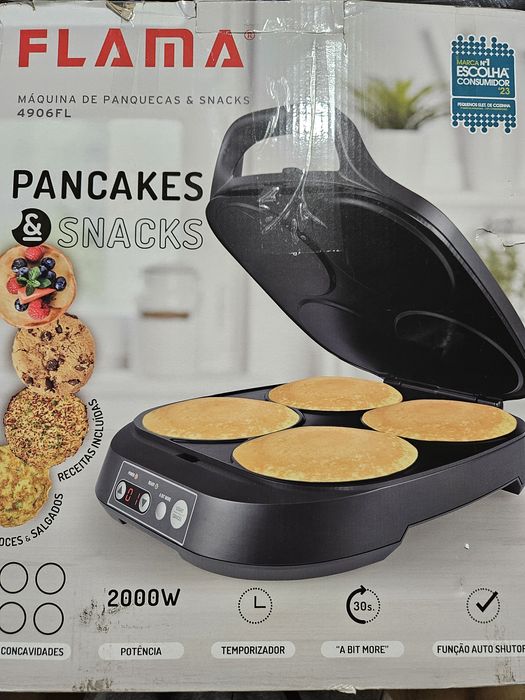 Máquina de Panquecas e Snacks Flama - Nova c/garantia