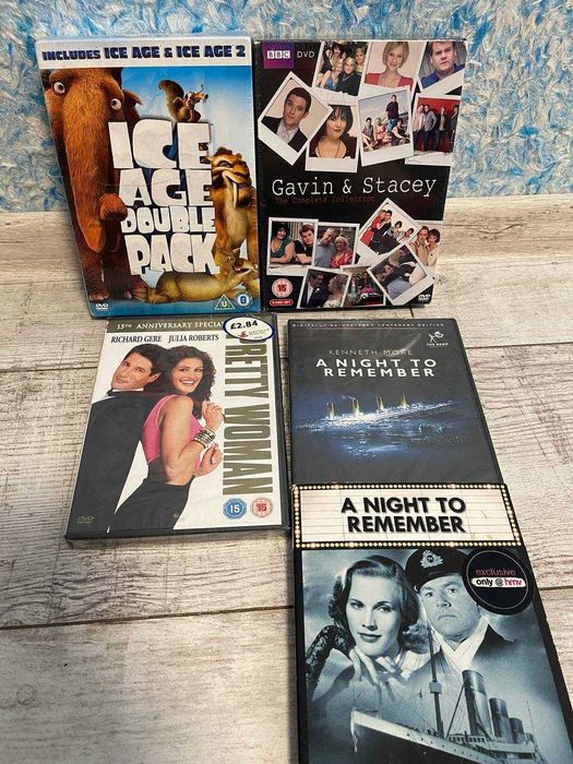 Лот DVD та Blu-ray дисків (оригінальні ліцензії без перекладу)
