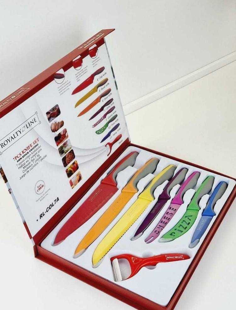Универсальный набор ножей для кухни Royalty Line 8 предметов