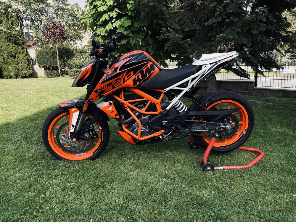 Motocykl Ktm Duke 390 zamiana