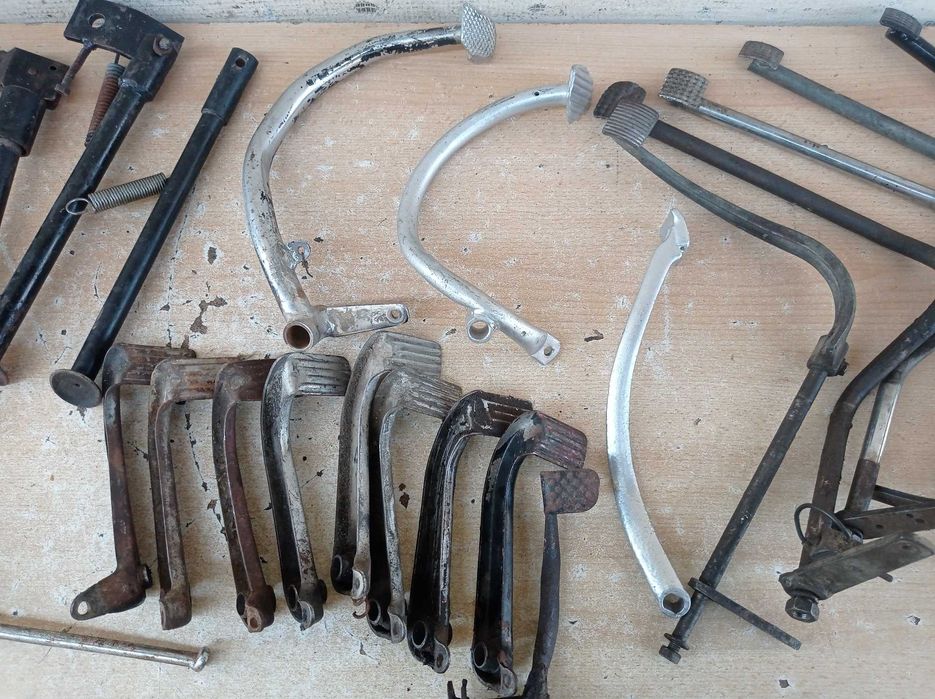 WSK -Romet -komar -Jawa + inne - części - stopki boczne- pedały (26.4)