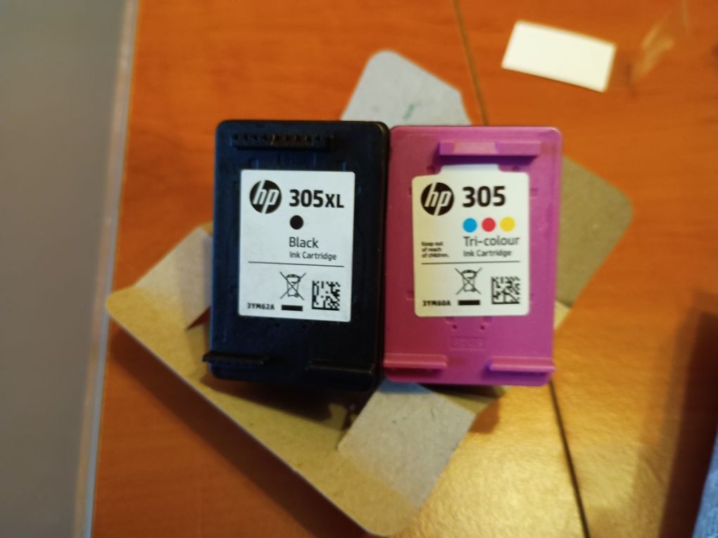 Pojemniki kardiże na tusz HP 305 czarny xl i kolor