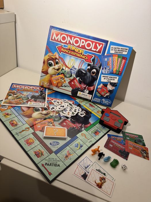 Jogo Monopoly Junior banca eletronica