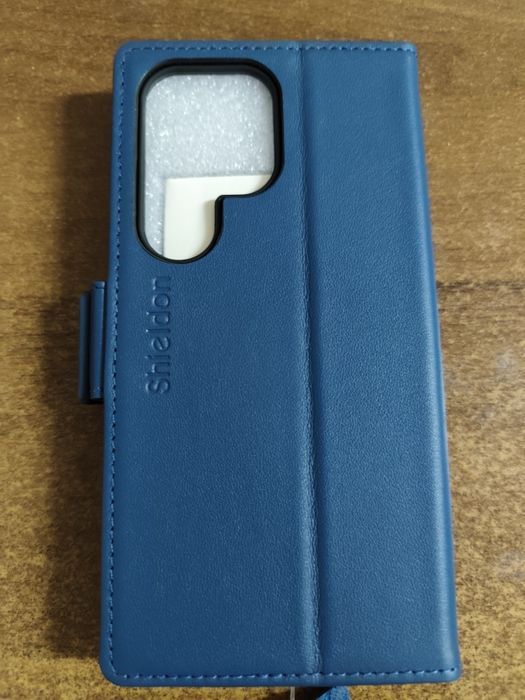 Etui z klapką eko skóra Samsung S24 ultra Shieldon NOWE