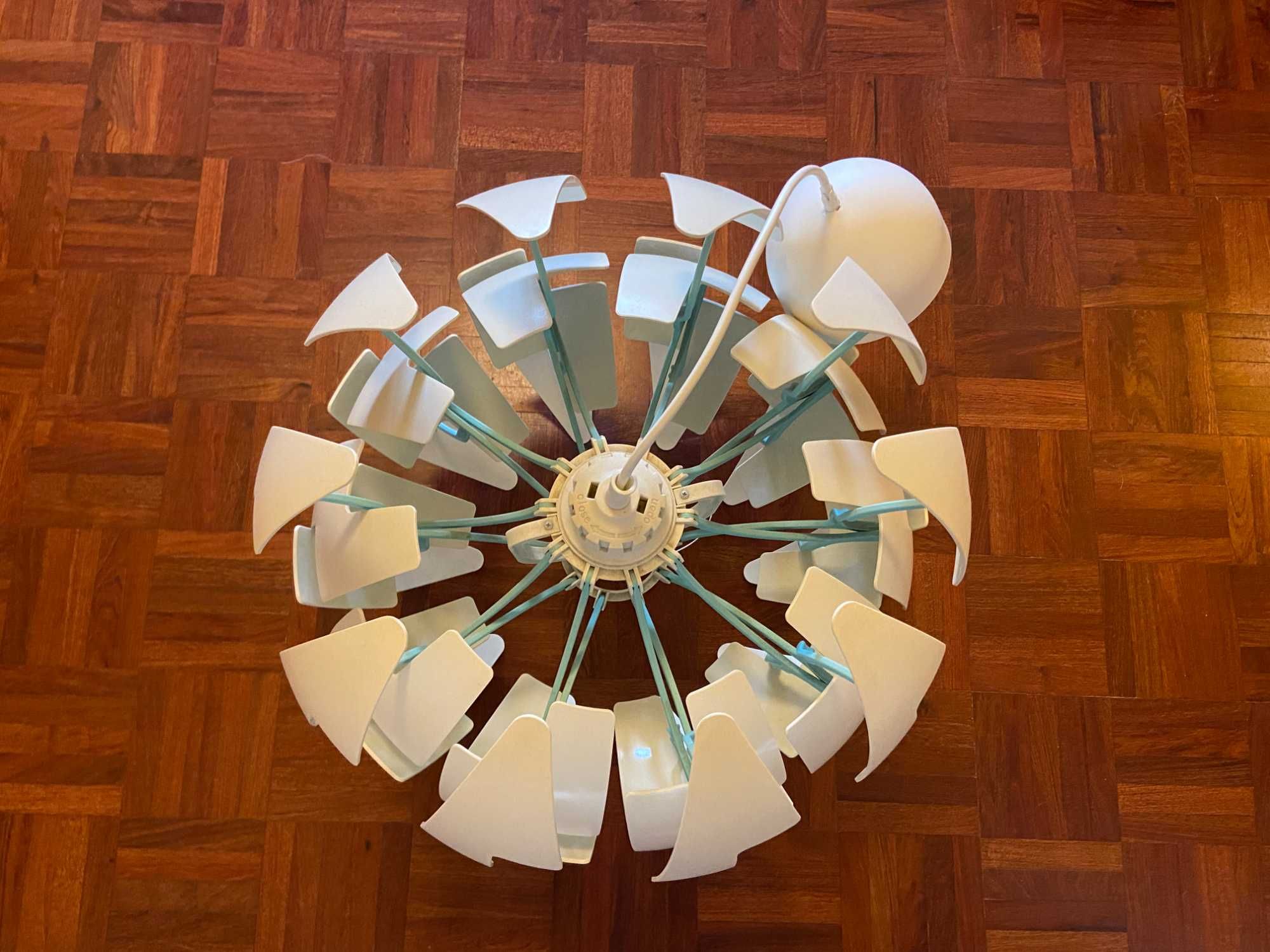 Candeeiro Suspenso IKEA PS 2014 Branco/Azul
