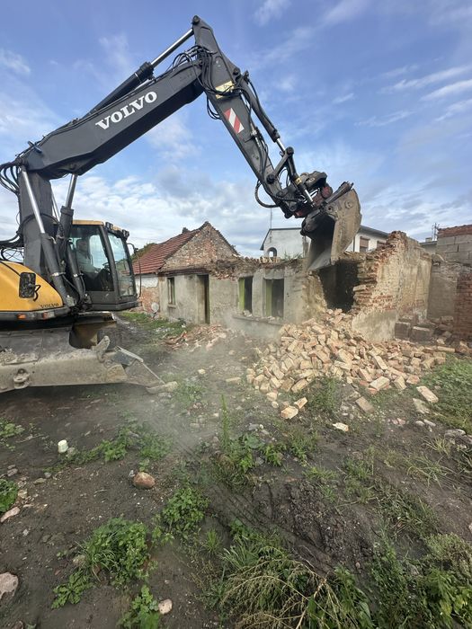 Usługi kopatka roboty ziemne wyburzenia