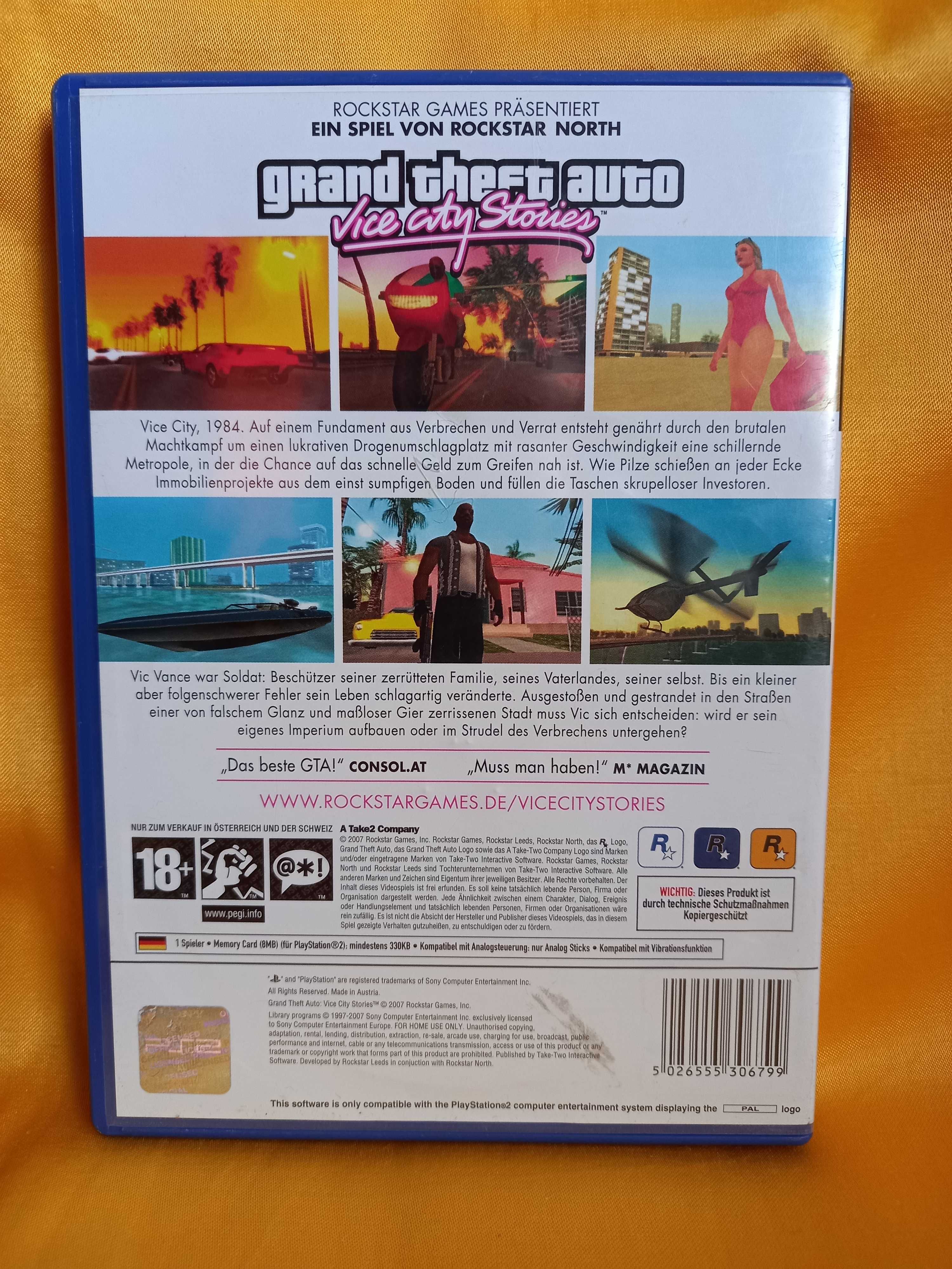 Gra Grand Theft Auto Vice City Stories GTA VCS PS2 PlayStation 2