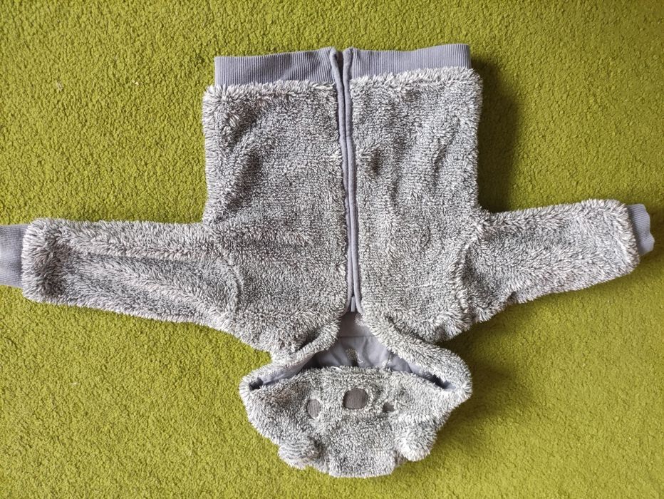 Bluza dwustronna miś 74 dla chłopca