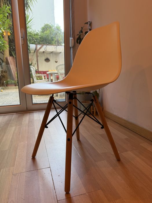 6 Cadeiras mesa jantar branco Sklum