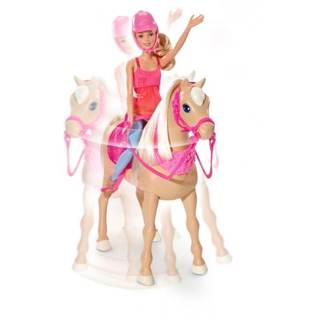 Лялька барбі Barbie набір із конячкою  що танцює DMC30