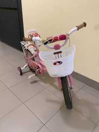 Велосипед дитячий для дівчат 4-колісний