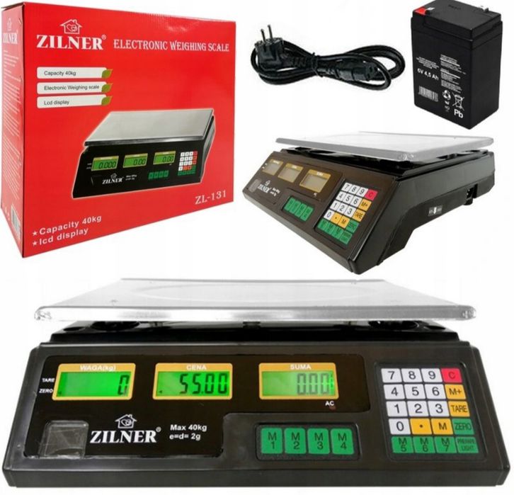 Waga elektroniczna kalkulacyjna 40 kg