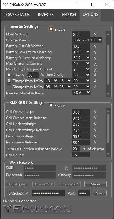 ENSolarX 5X Basic WiFi do Falowników Hybrydowych Oraz BMSow