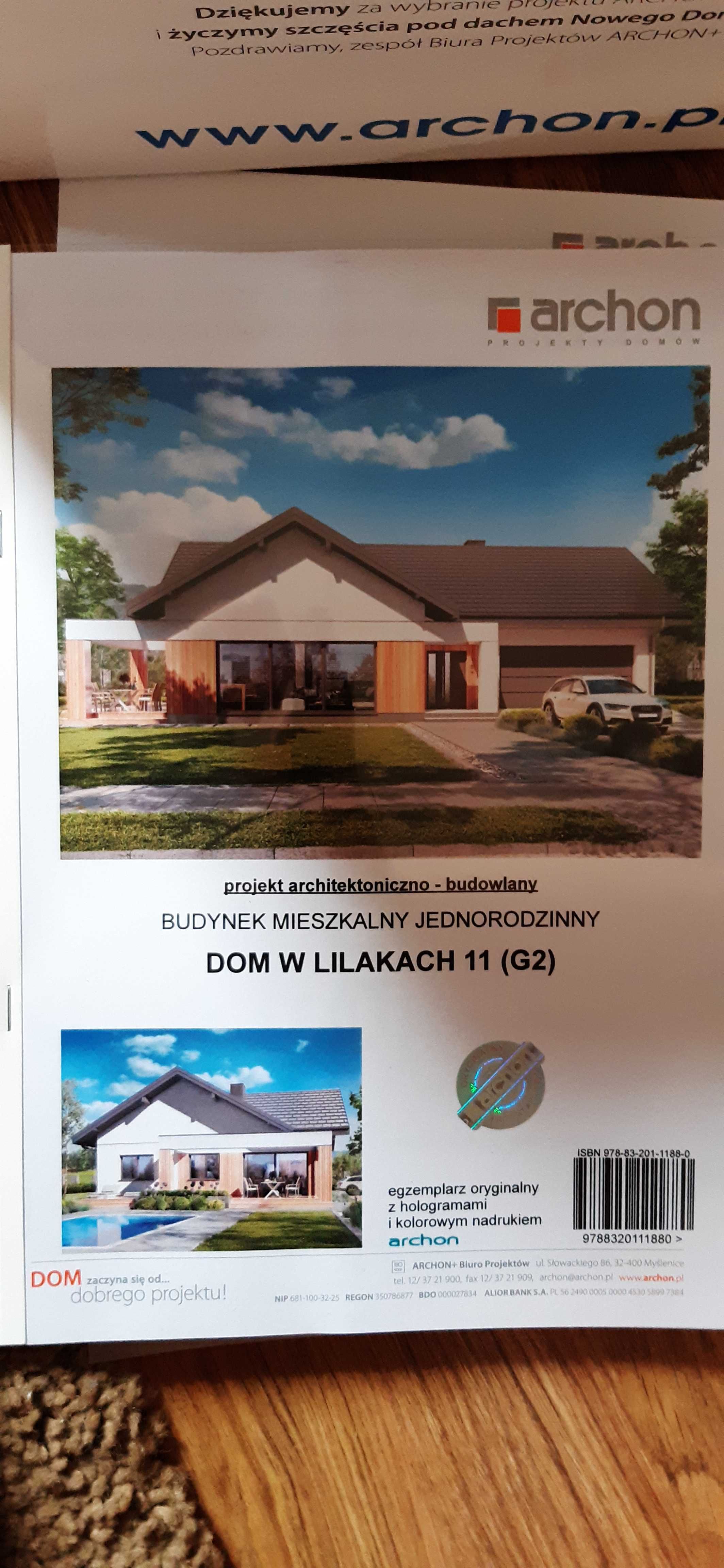 Projekt domu archon dom w lilakach 11 G2