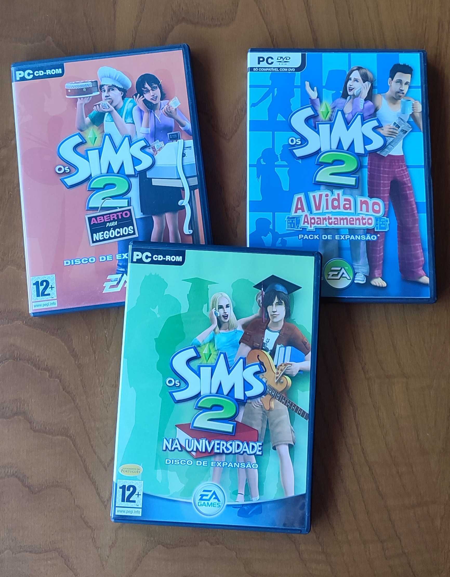 Jogos Sims 2 Deluxe + Expansões