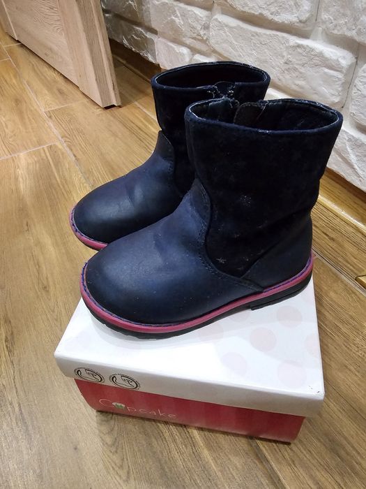 Botki dziewczęce 2 pary trzewiki zimowe 23