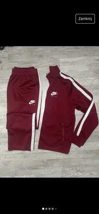 Męski dres nike air burgundowy XL