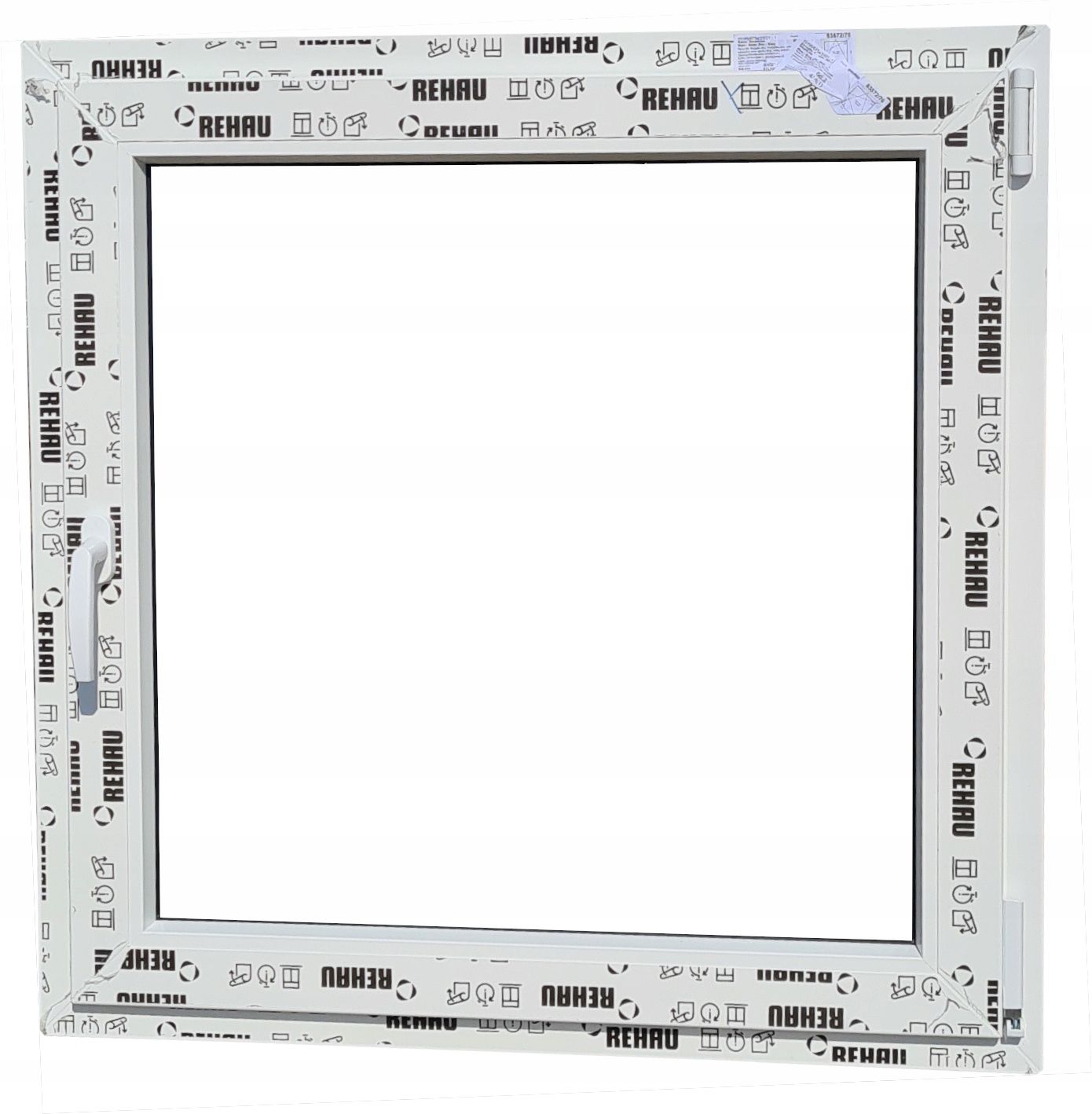 OKNA KacprzaK 90x90 Okno Nowe Białe 900x900