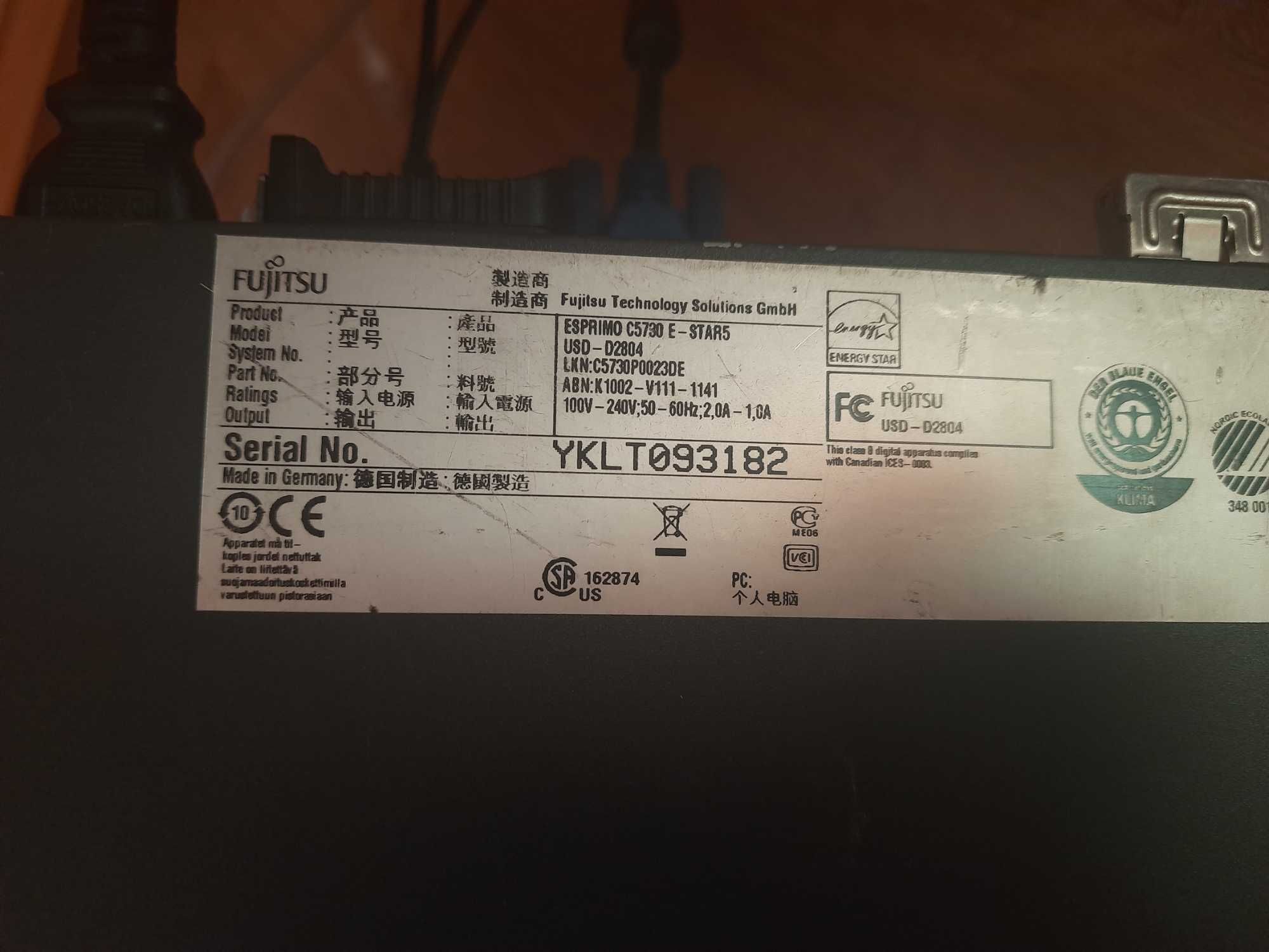 Fujitsu Esprimo E5730/ Dual Core/ 4GB RAM/ 120GB SSD. ПК, компьютер