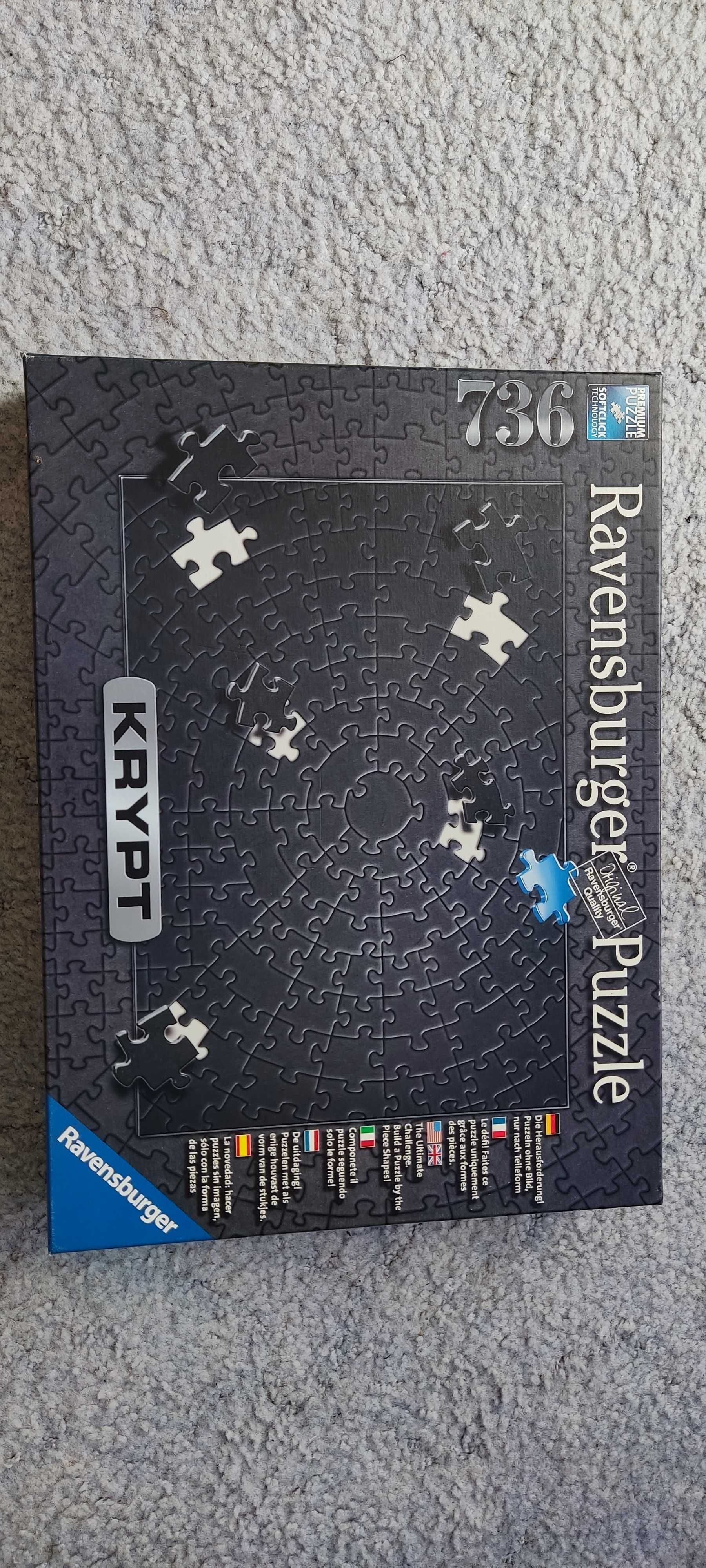 Puzzle Ravensburger krypt czarne
