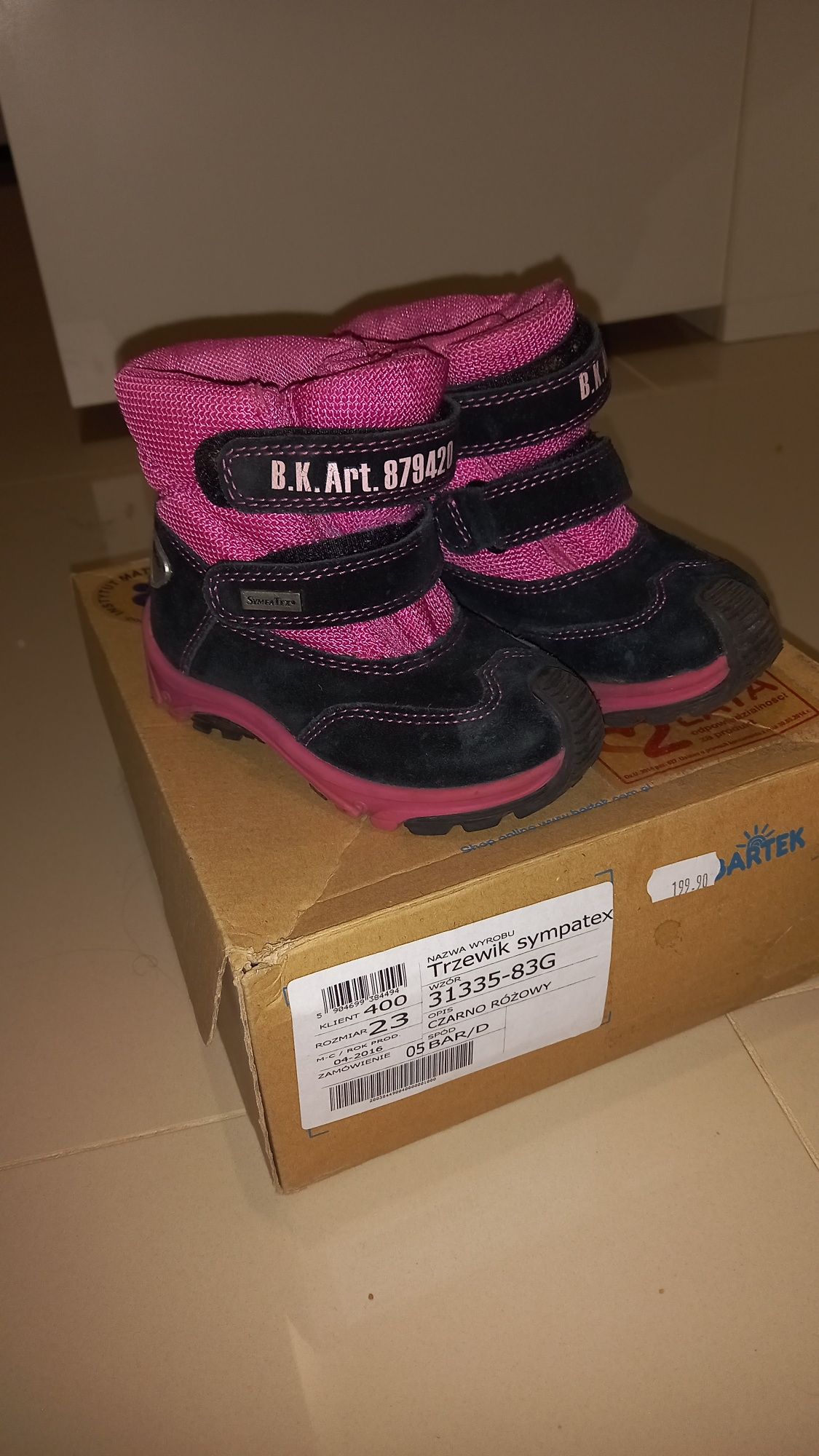 Buty zimowe, śniegowce, kozaki 23 Bartek