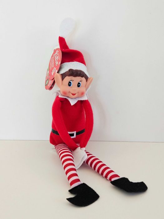 Elf psotnik figlarz figurka do zabawy adwentowej akcesoria elfa