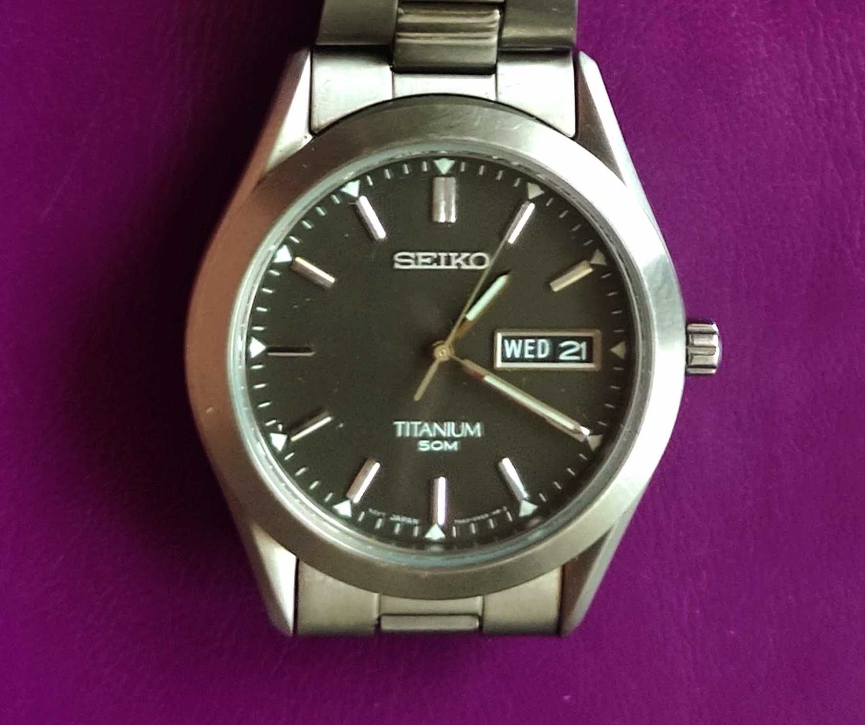 Zegarek męski SEIKO TITANIUM prod. Japońskiej - Okazja !