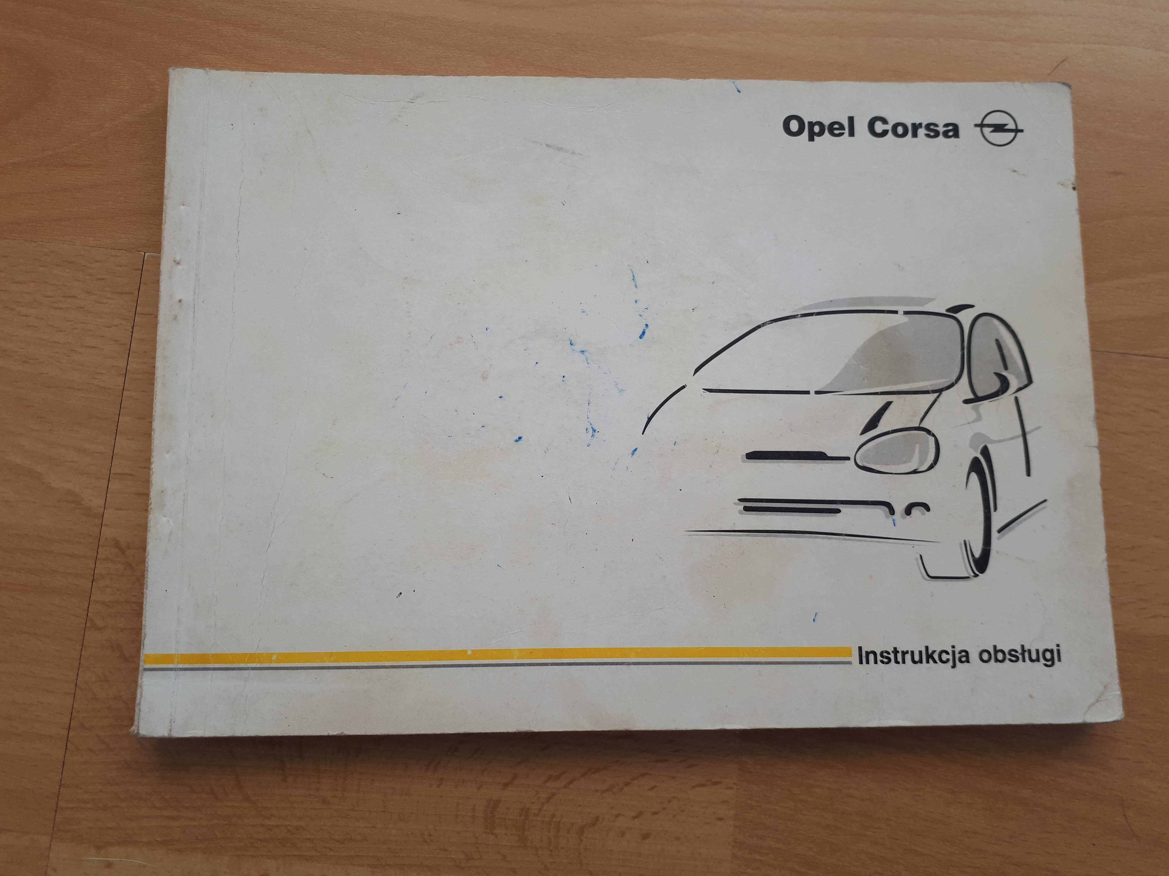 Opel Corsa instrukcja obsługi 1988 rok.