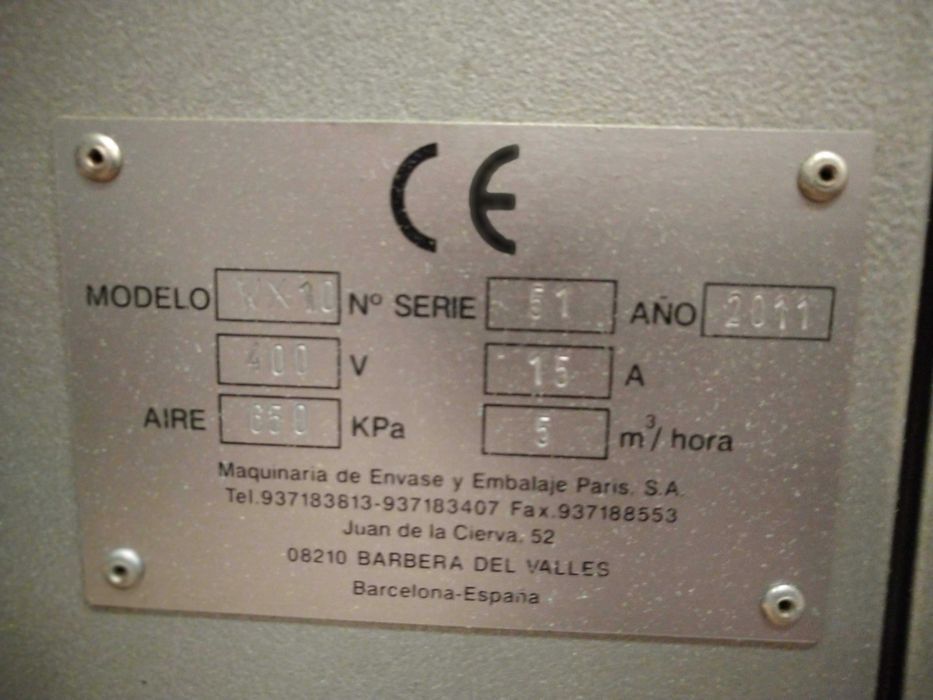 Máquina vertical de embalagem WX-10