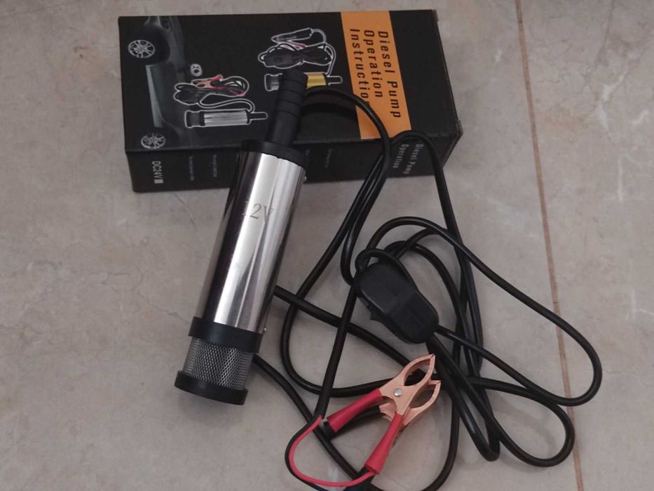 Помпа для перекачки палива дизеля води соляри 12/24В насос 38 мм