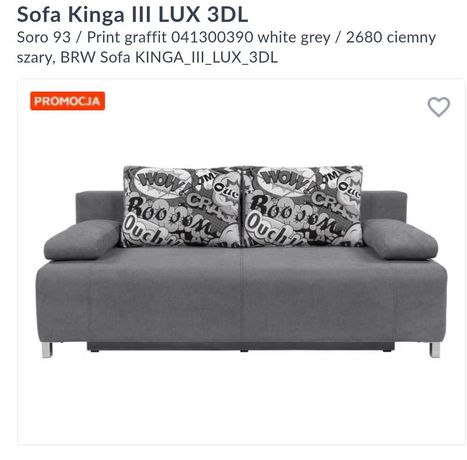 Sofa Kinga III Lux 3DL
