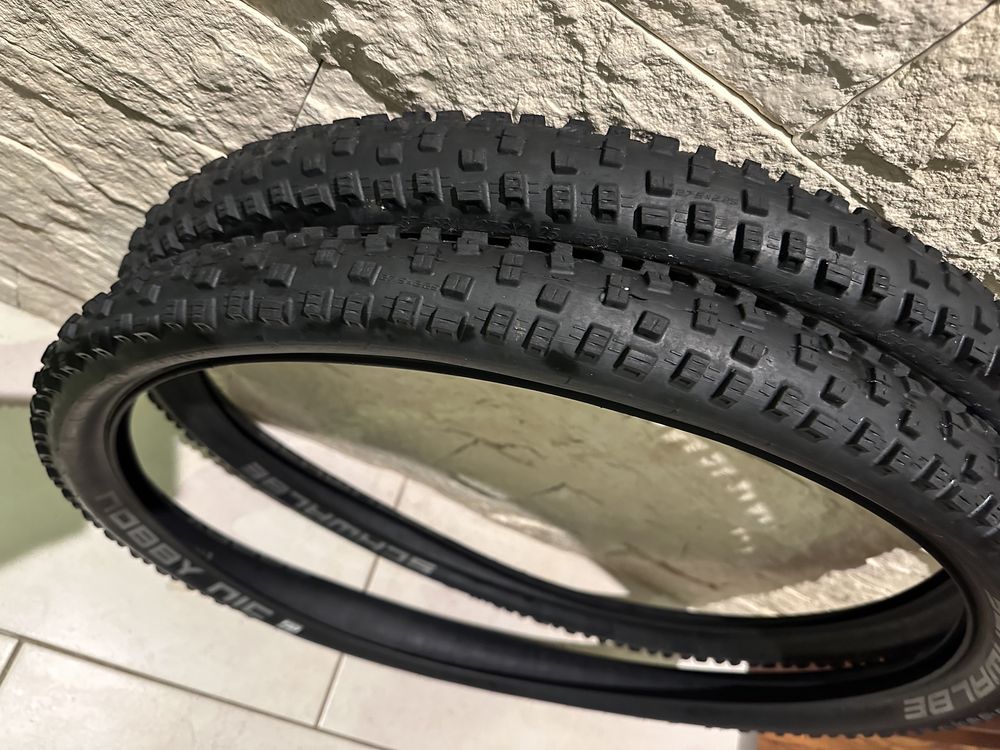 Opony MTB kpl  Schwalbe Nobby  Nic  rozm 27,5x2,25