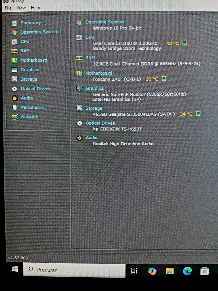 Torre pc Hp em ótimas condições