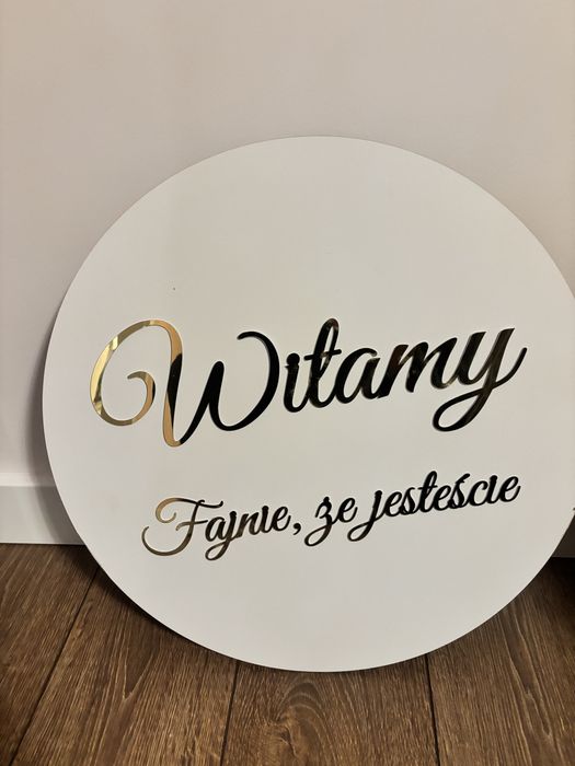 Tablica powitalna wesele