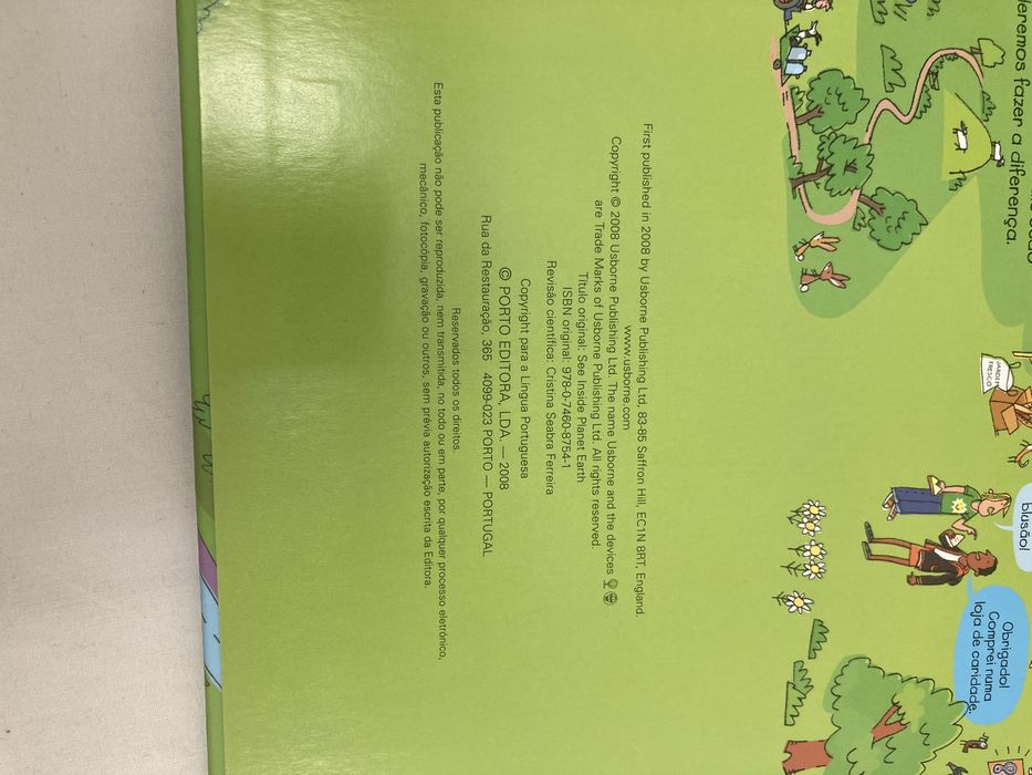 Livro Infantil Espreita O Planeta Terra