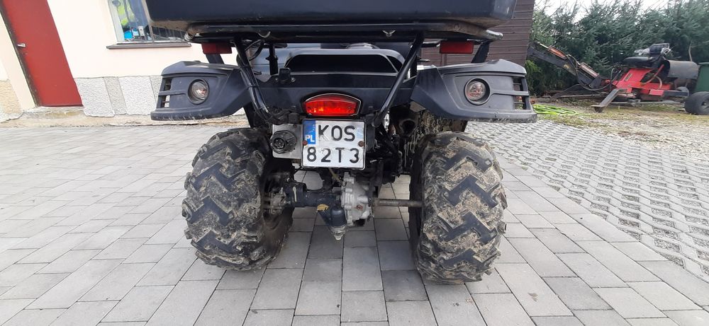 Quad Linhai 300 homologacja + kufey+ pług