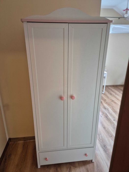 Meble dla dziewczynki sypialnia LUNA 7 elementow  (komplet mebli dla d