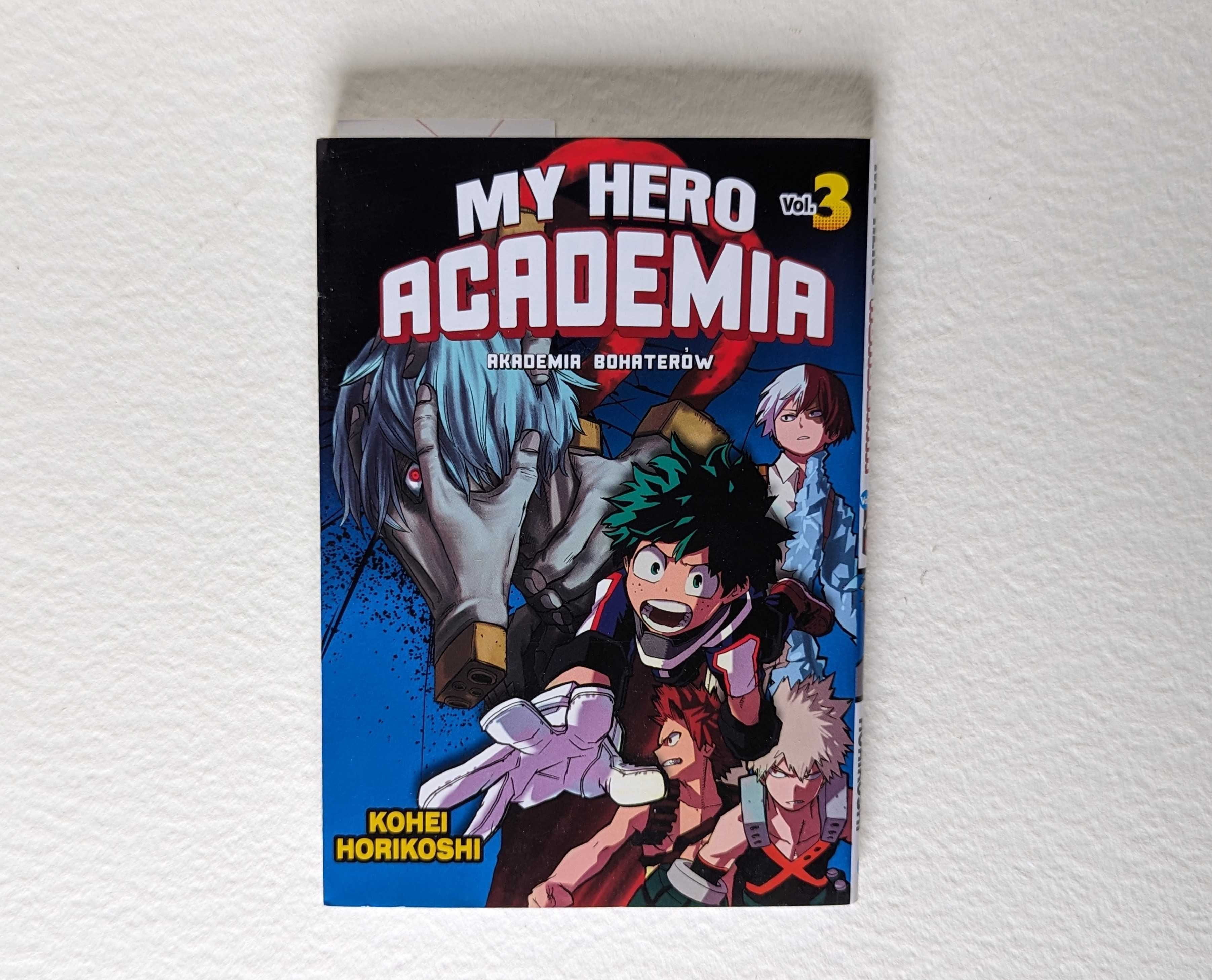 My Hero Academia bohaterów tom 3 Kohei Horikoshi