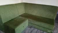 Kanapa sofa zielona narożna