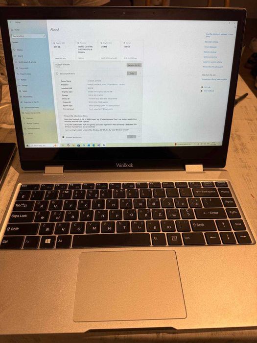 WINBook CW140 – dotykowy laptop 2-w-1