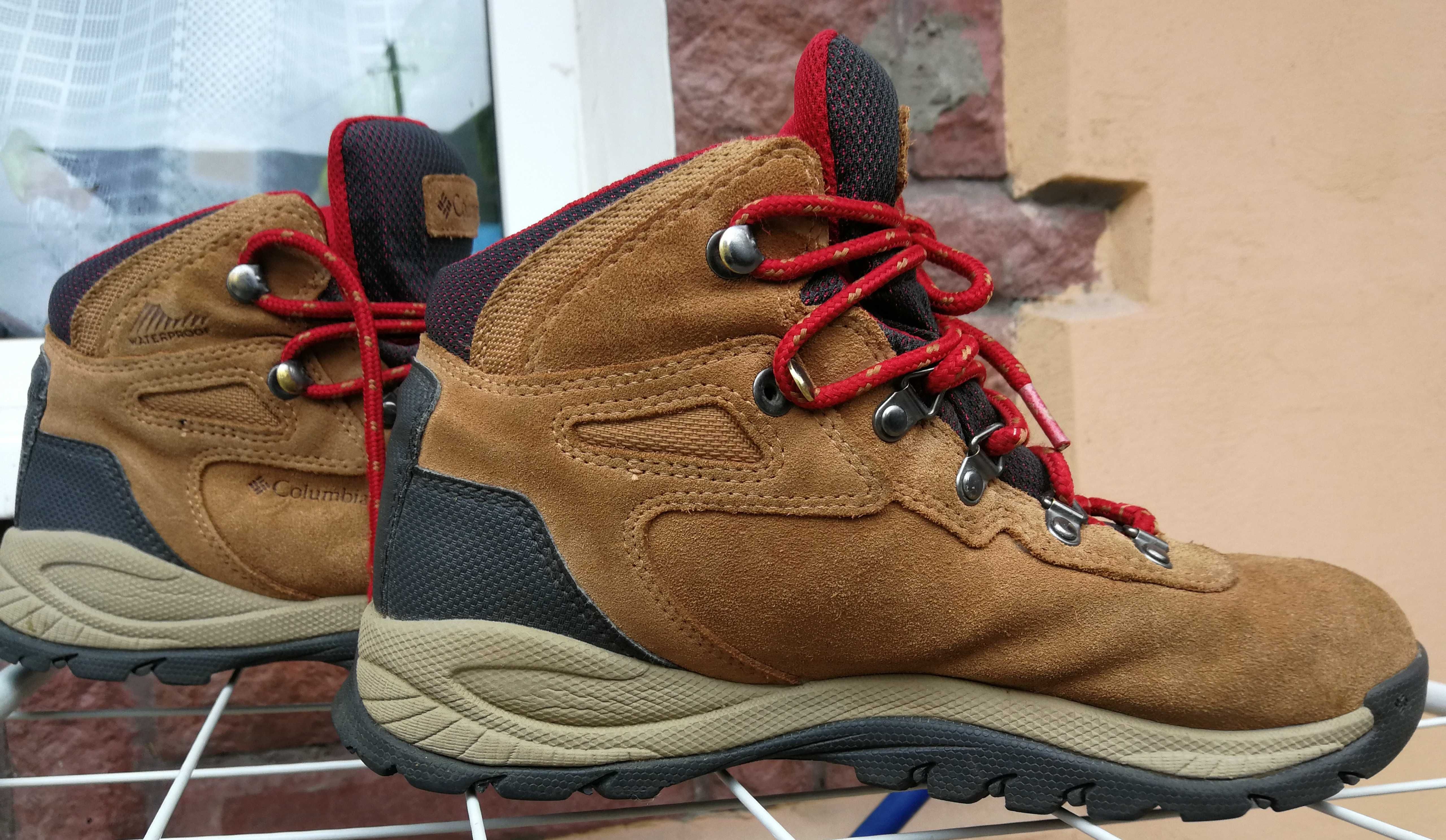 Шкіряні черевики Columbia Newton Ridge Plus Waterproof оригінал