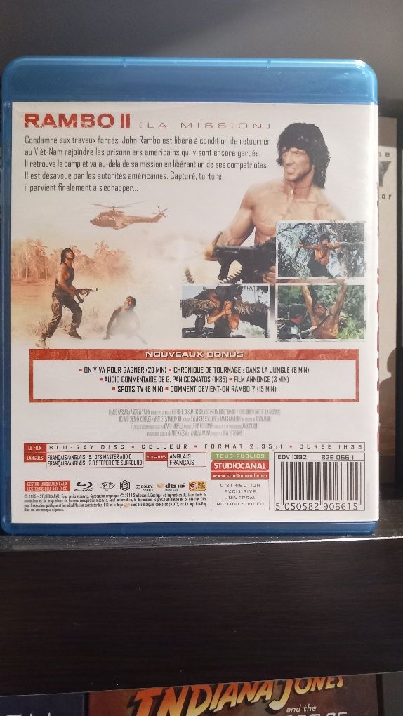 Rambo 2 em blu-ray versão restaurada