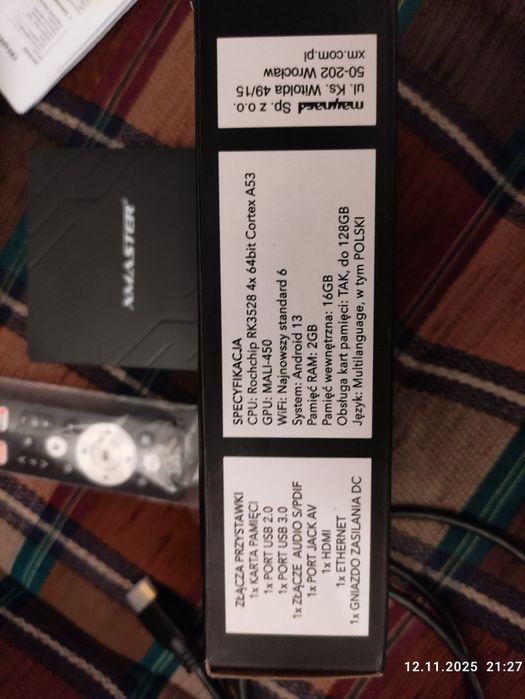 Przystawka  4K android TV