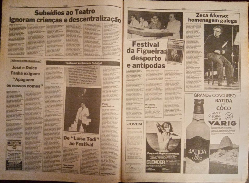 José Afonso	- - -		Se7e - nr. 373	- - - - -	Jornal