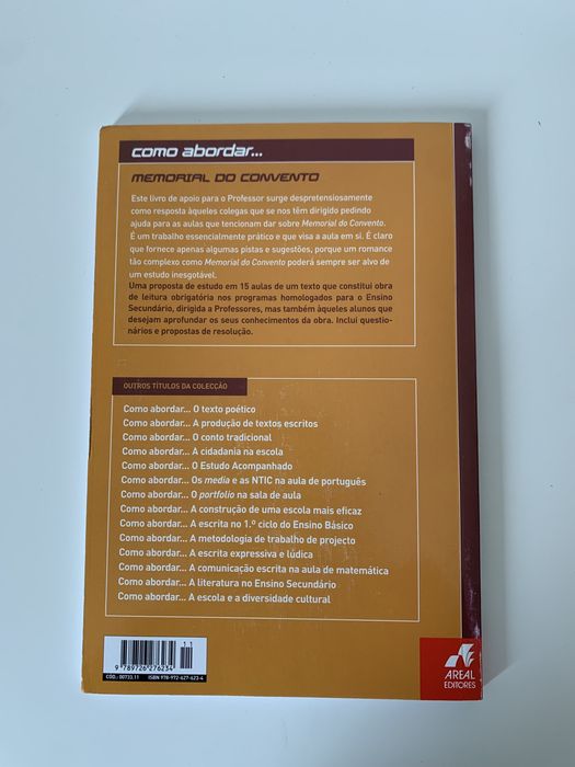 Livro de resumo “Memorial do Convento”